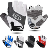 Cycling Gloves for Men Women - Breathable Gel Road Mountain Bike Riding Gloves - Anti-Slip Half Finger Glove for Fitness Cycling Training